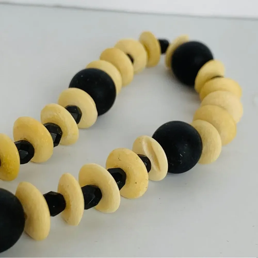Vintage Bovine Bone Necklace